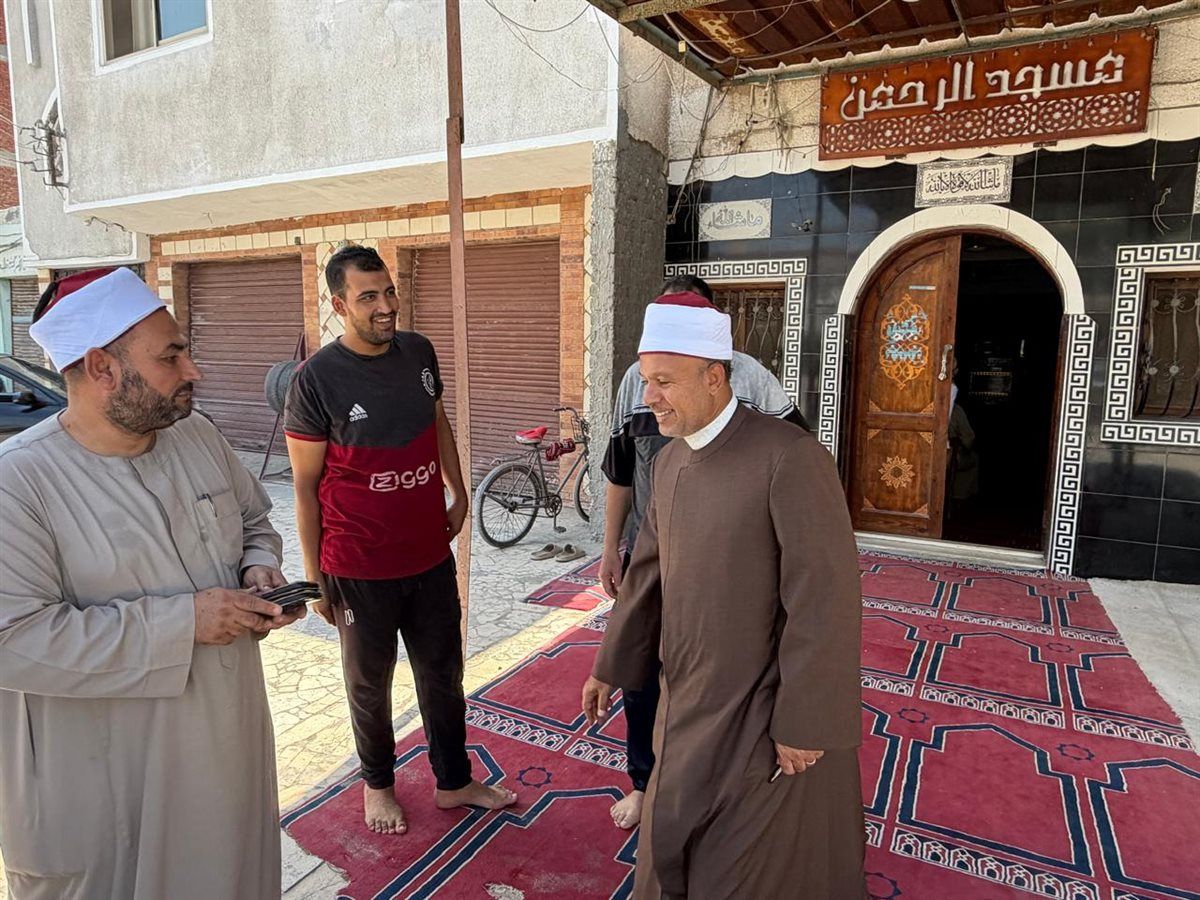 جانب من جولة وكيل وزارة الأوقاف بمساجد القنطرة شرق، فيتو
