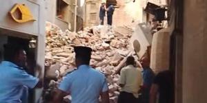تفاصيل انهيار عقار مكون من ثلاث طوابق في الإسكندرية - النيل نيوز