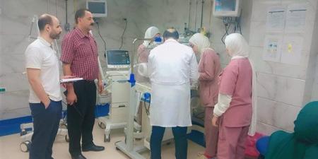 «صحة الجيزة» تراجع جاهزية أقسام الطوارئ والرعاية المركزة بمستشفى شبرامنت المركزي - النيل نيوز