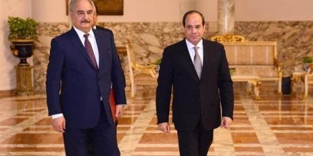 الرئيس السيسي يستقبل المشير خليفة حفتر - النيل نيوز