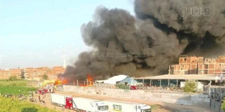 حريق محطة الموالح بالشرقية، 4 مصابين وأعمال تبريد لكشف ملابسات الواقعة - النيل نيوز
