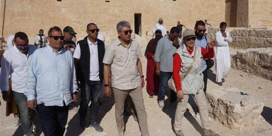 وزير السياحة يتفقد موقع تابوزيريس ماجنا الأثري - النيل نيوز